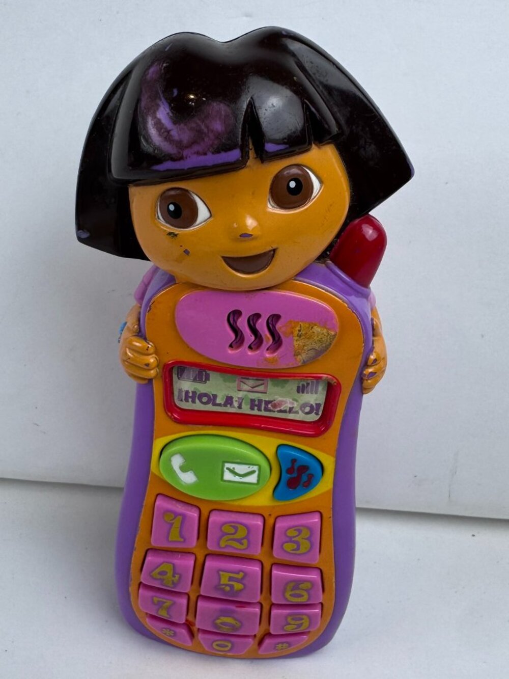 Mattel Viacom Dora the Explorer Play Cell Phone K3047 Not Working For Part AS-IS